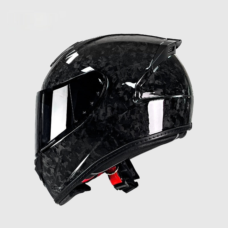 Carbon Fiber Motorcycle Helmet Lightweight Full Cover DOT Rating