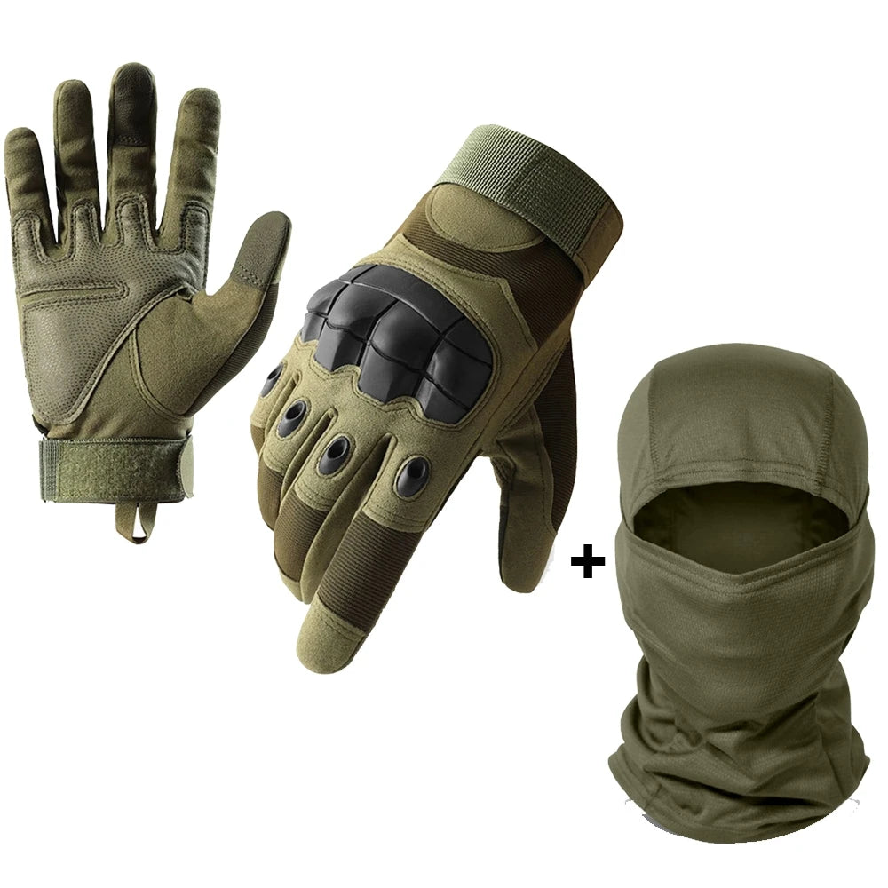 Men's Full Finger Glove and Mask Set