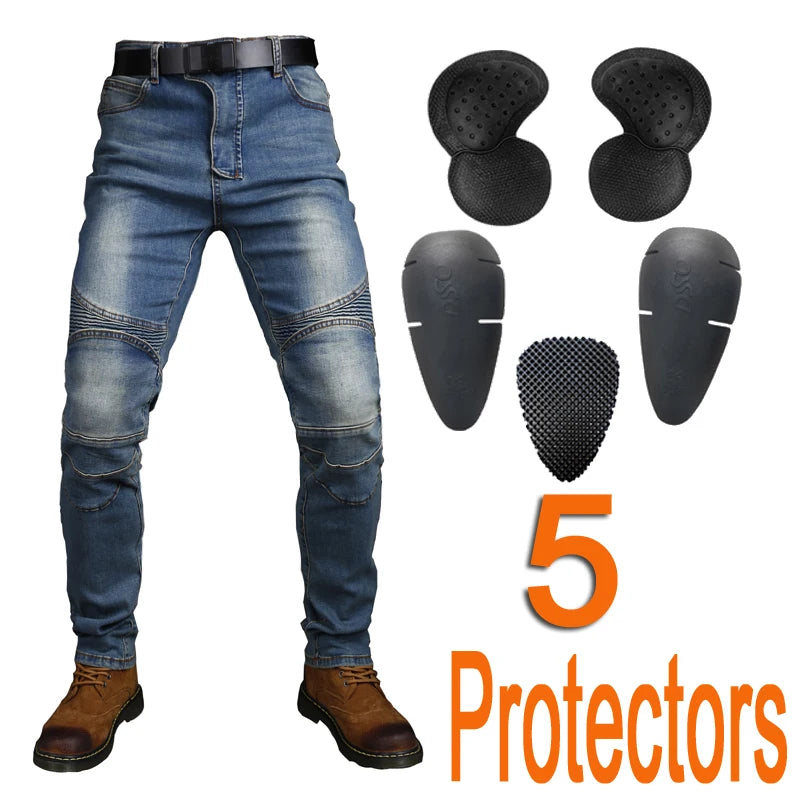 Protective Riding Jeans CE Level 1/2 Armor