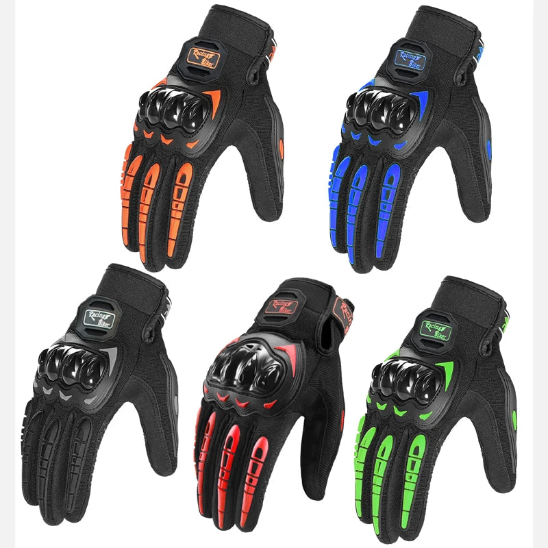 Motorcycle Racing Gloves with Palm Grip