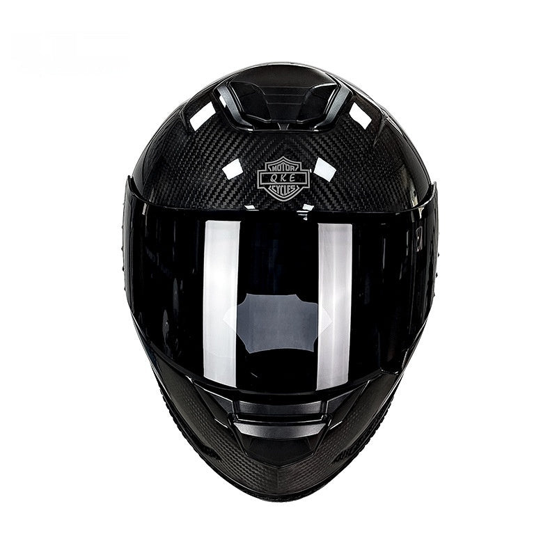 Carbon Fiber Motorcycle Helmet Lightweight Full Cover DOT Rating