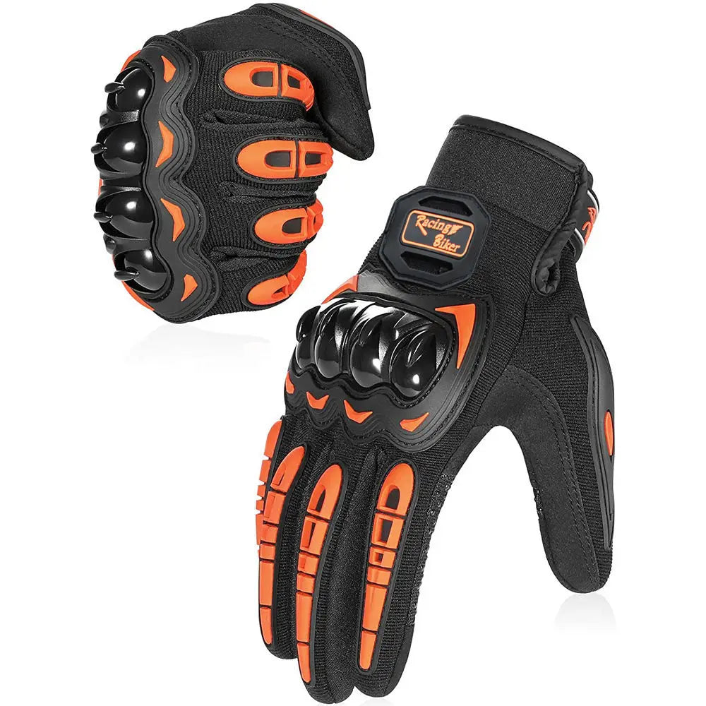 Motorcycle Racing Gloves with Palm Grip