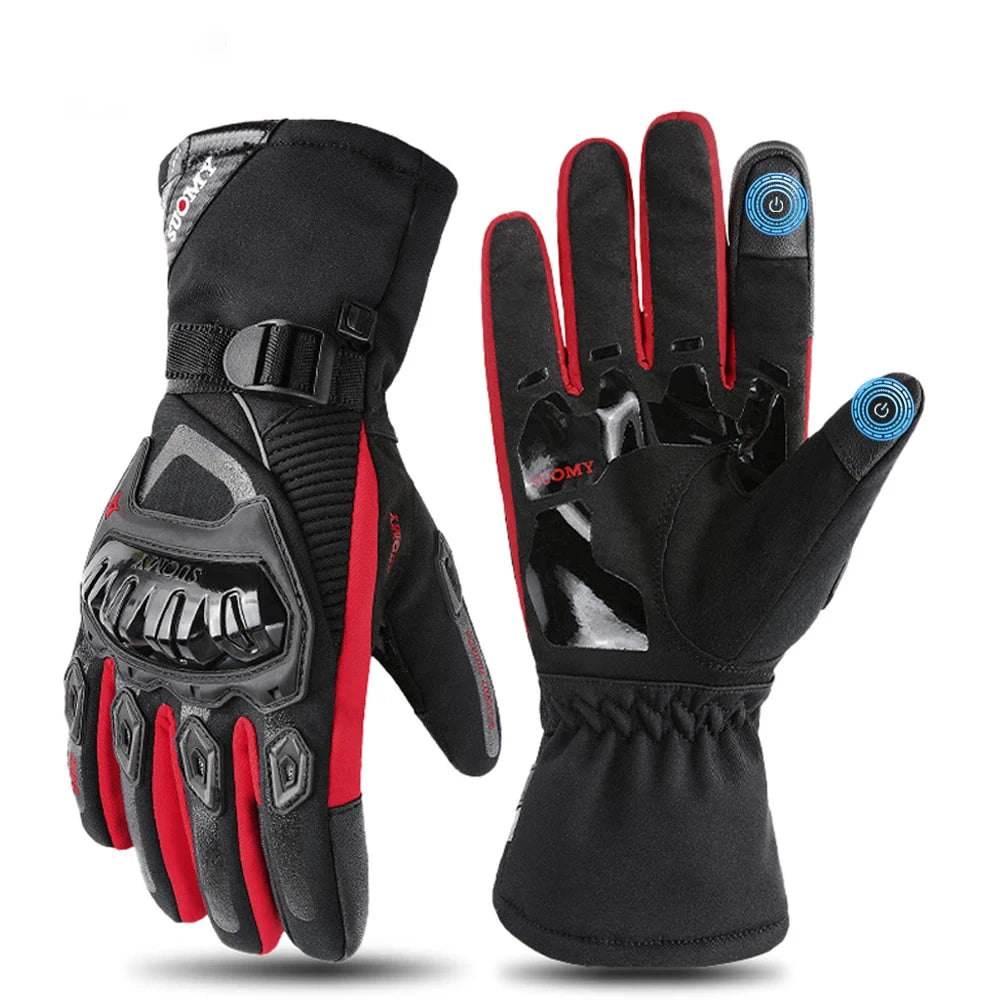 Waterproof Touch Screen Motorcycle Gloves with PE Shell