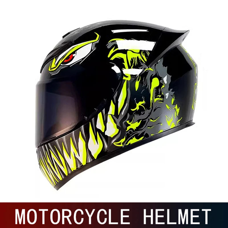 DOT motorcycle full face helmet men and women