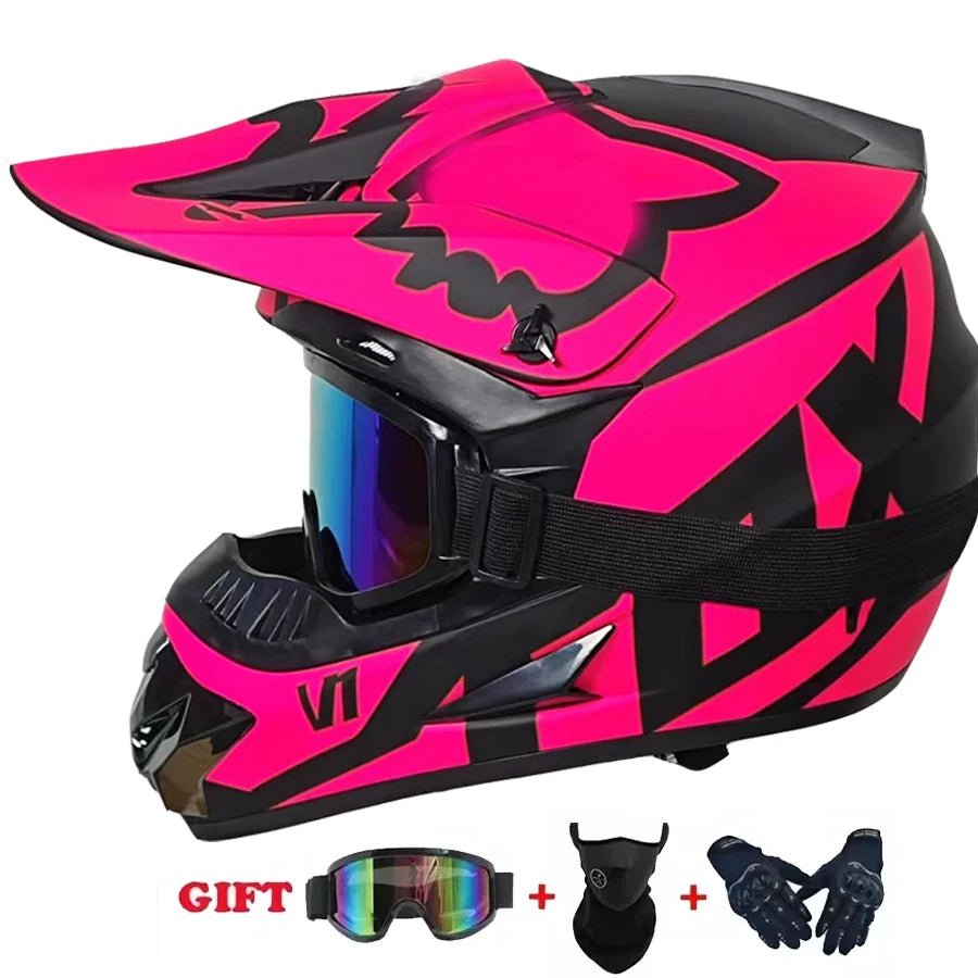 Youth Children Motocross Off-road Helmet DOT Certified