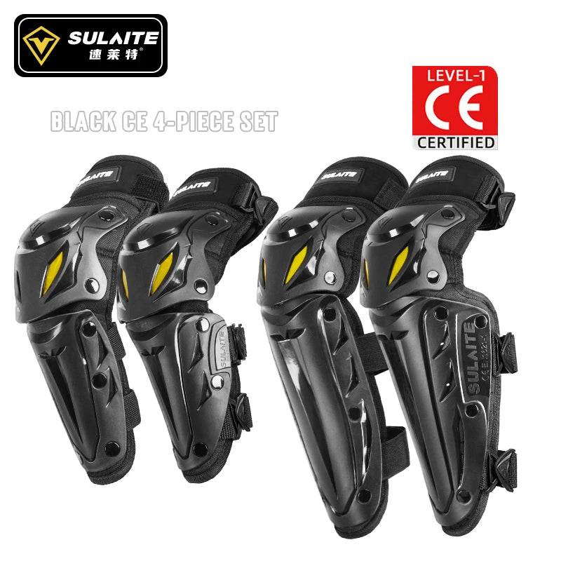 Motocross Elbow and Knee Pads Set CE approved