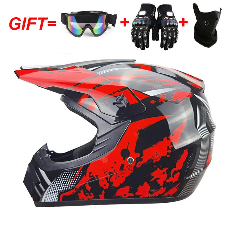 Youth Children Motocross Off-road Helmet DOT Certified