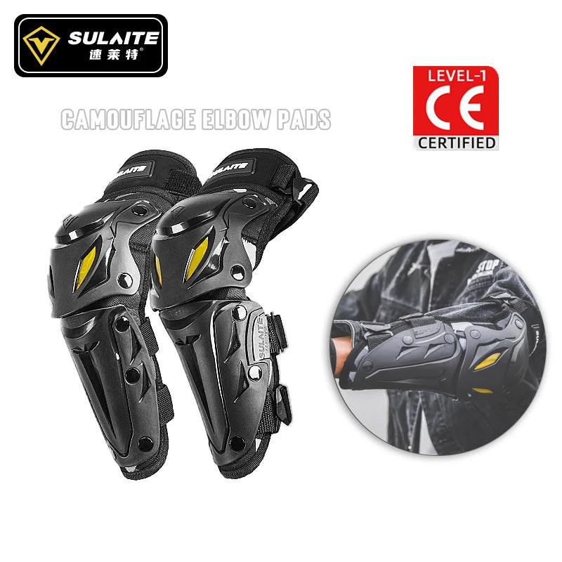 Motocross Elbow and Knee Pads Set CE approved