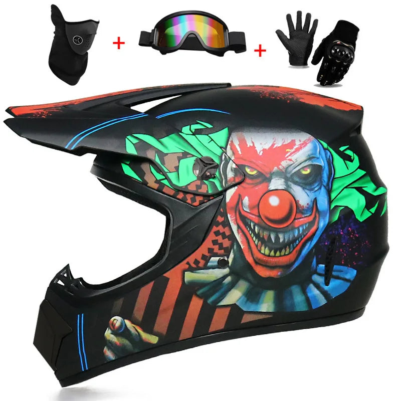 Youth Children Motocross Off-road Helmet DOT Certified