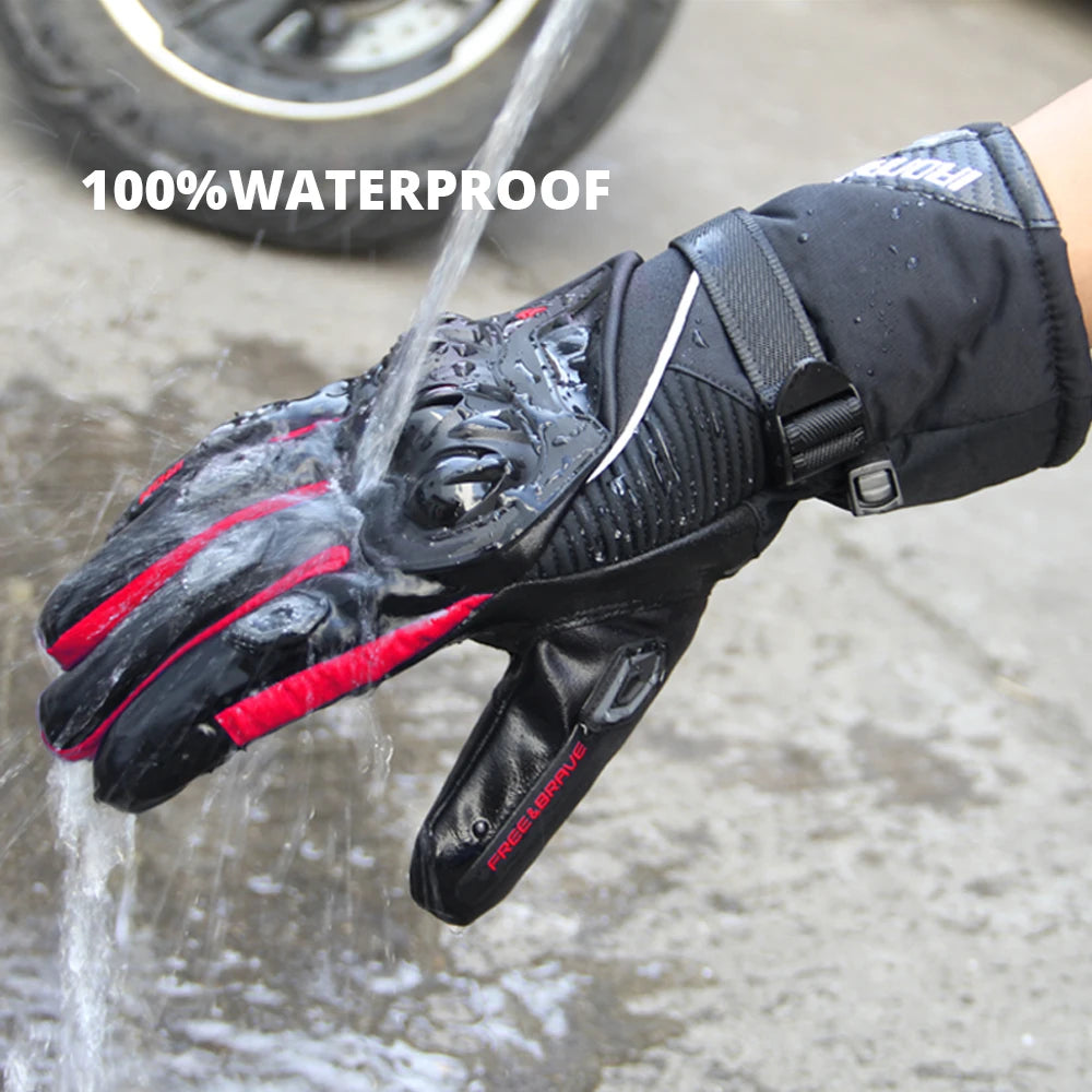 Motorcycle Gloves Windproof Waterproof Touch Screen Moto