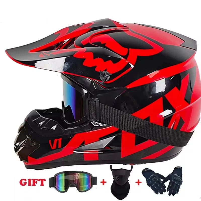 Youth Children Motocross Off-road Helmet DOT Certified