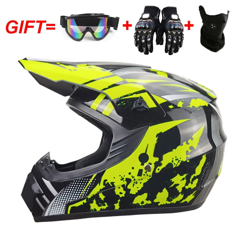 Youth Children Motocross Off-road Helmet DOT Certified