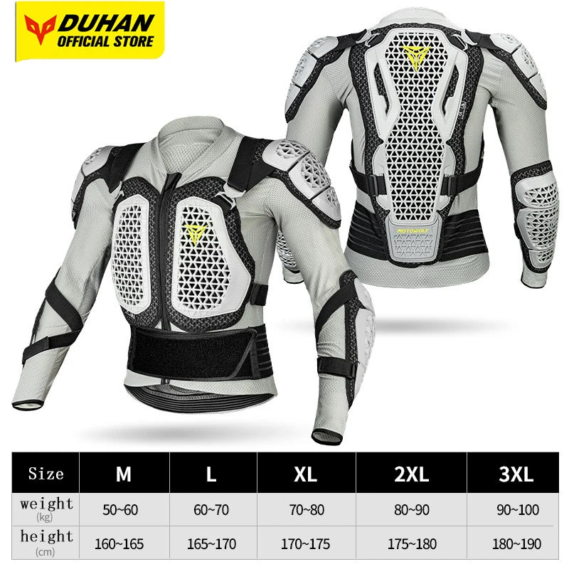 Men Motocross Body Armor CE Certified Protective Set