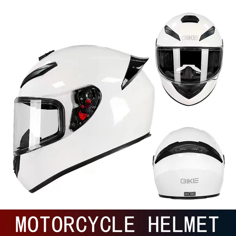 DOT motorcycle full face helmet men and women