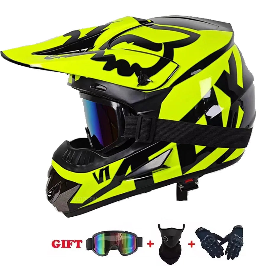 Youth Children Motocross Off-road Helmet DOT Certified