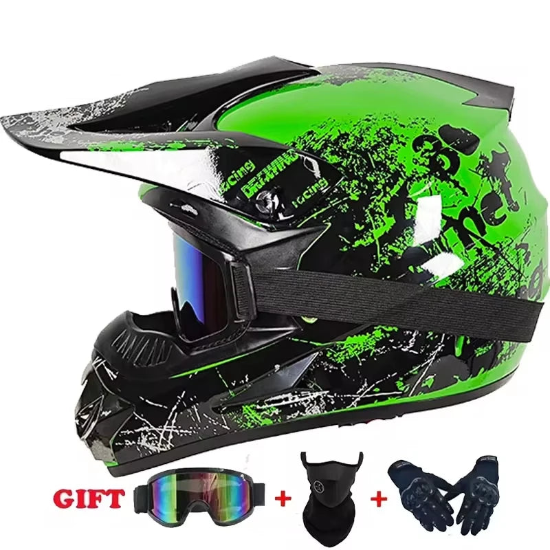 Youth Children Motocross Off-road Helmet DOT Certified