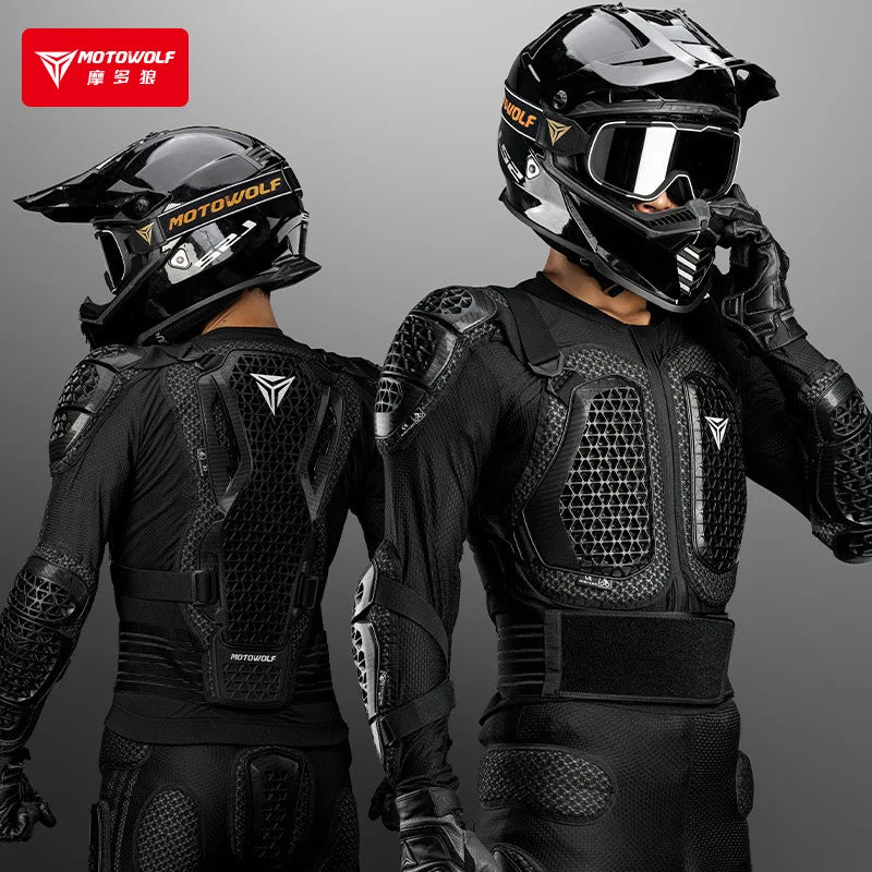 Men Motocross Body Armor CE Certified Protective Set