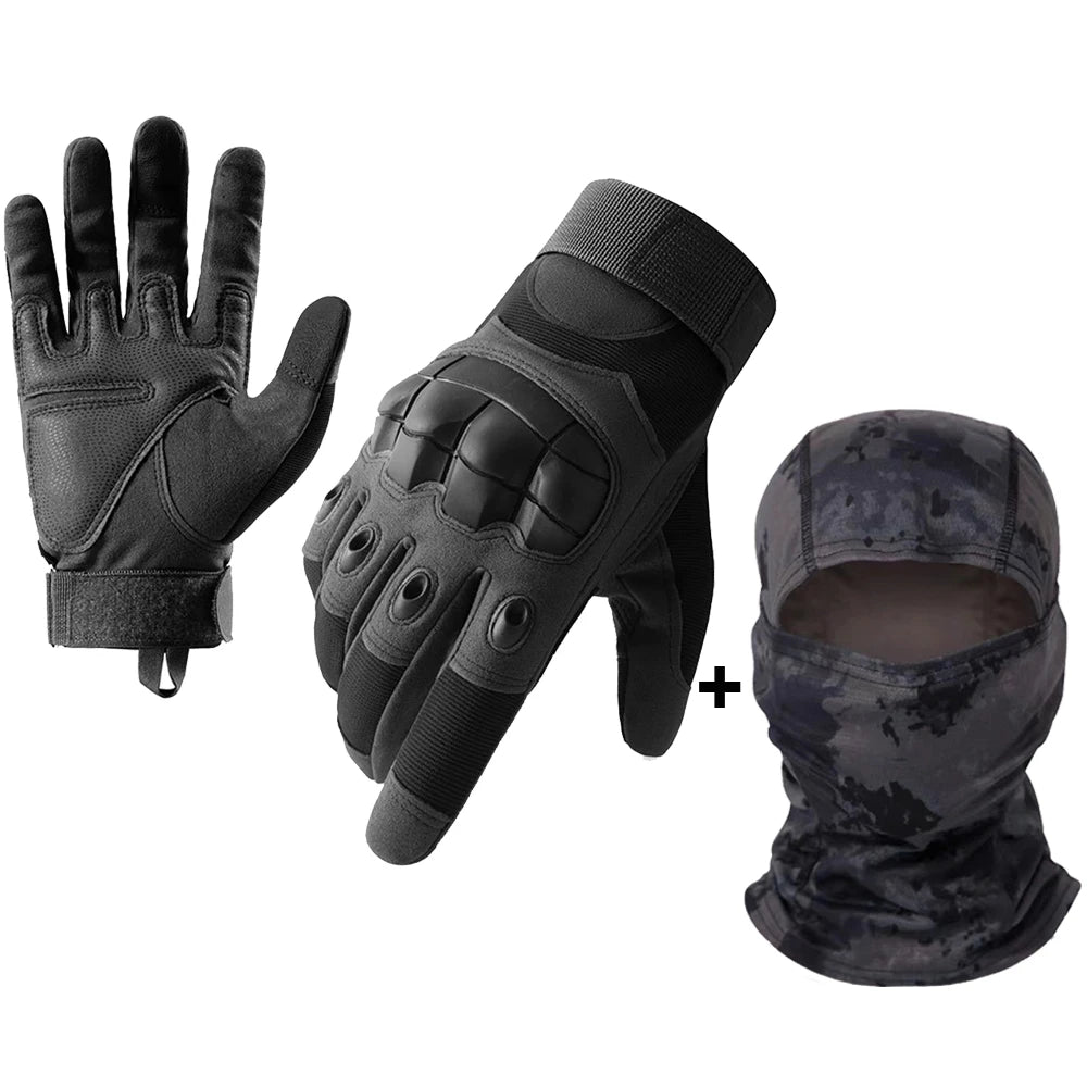 Men's Full Finger Glove and Mask Set